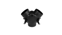 Y-förmiger Adapter mit Regelventil