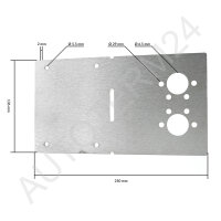Stainless steel bracket for boats