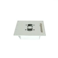 Installation flange for air heaters for floors up to 40...