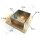 Installation flange for air heaters for floors up to 40 mm, stainless steel