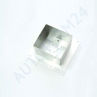 Installation flange for air heaters for floors up to 80 mm, stainless steel